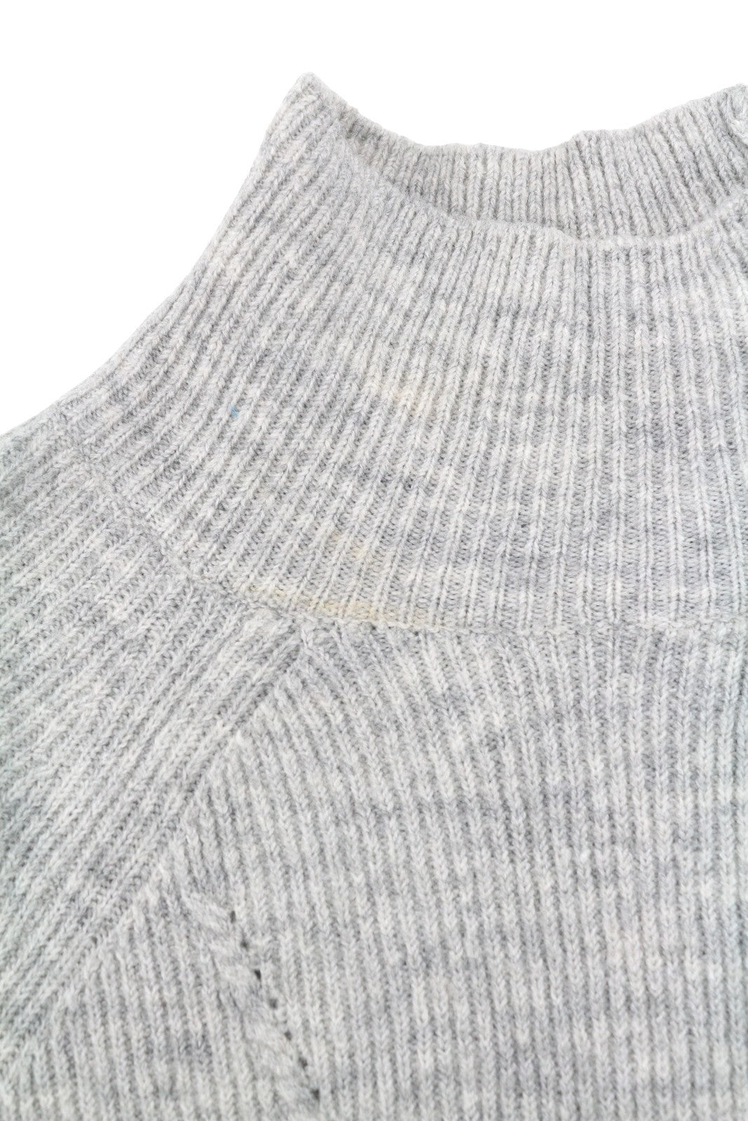 VERO MODA Ragnhild LS High Neck Women Jumper XL Grey Melange Long Back