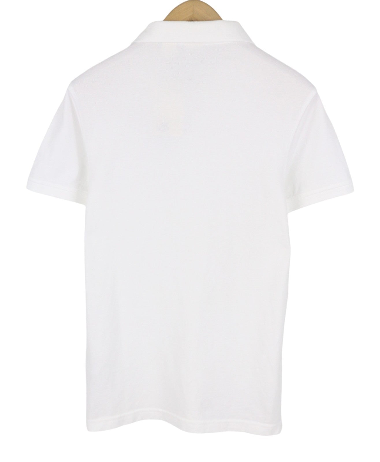 LEVI'S Standard Fit Men Polos S White Cotton Tricot Short Sleeved