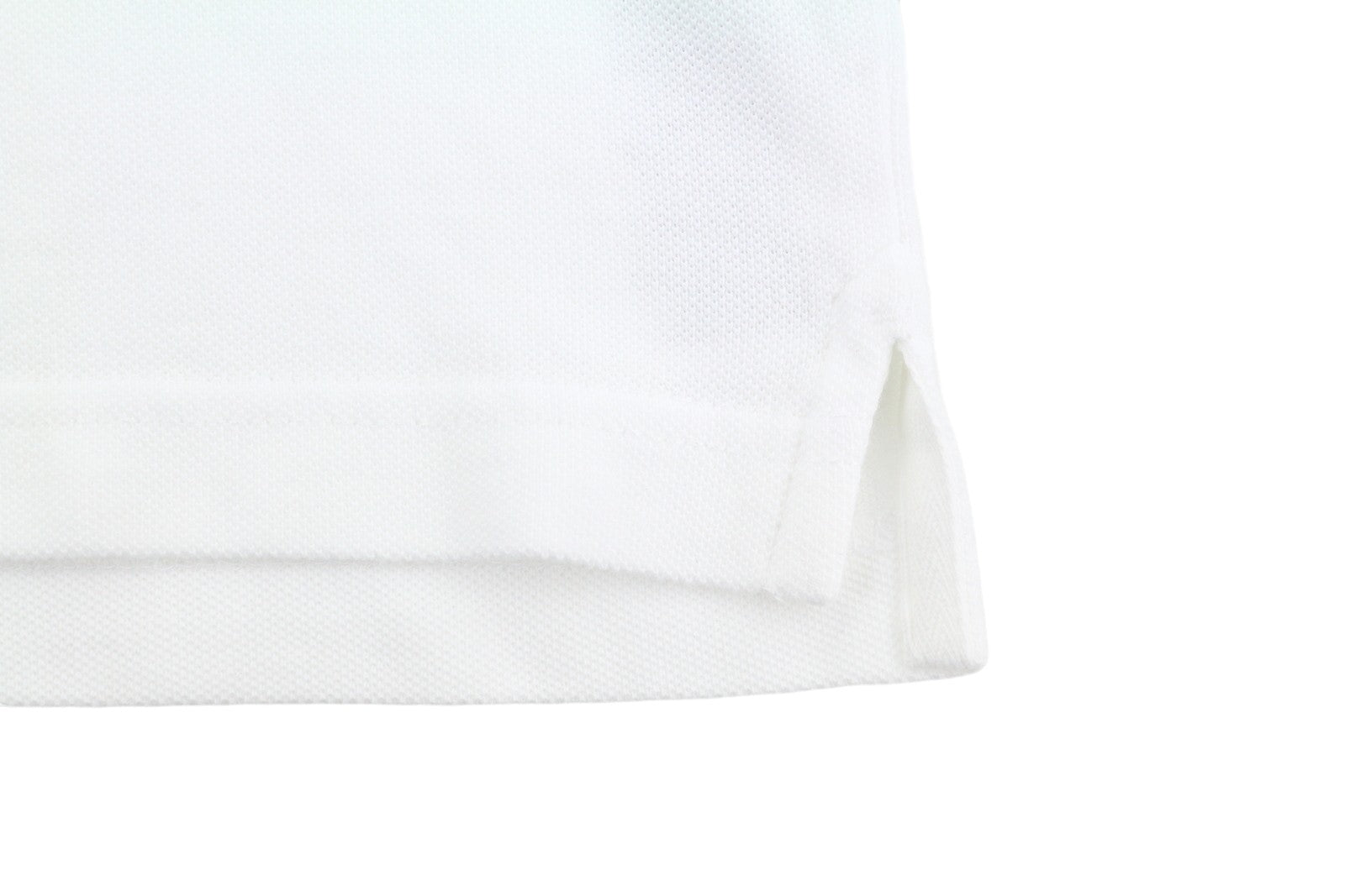 LEVI'S Standard Fit Men Polos S White Cotton Tricot Short Sleeved