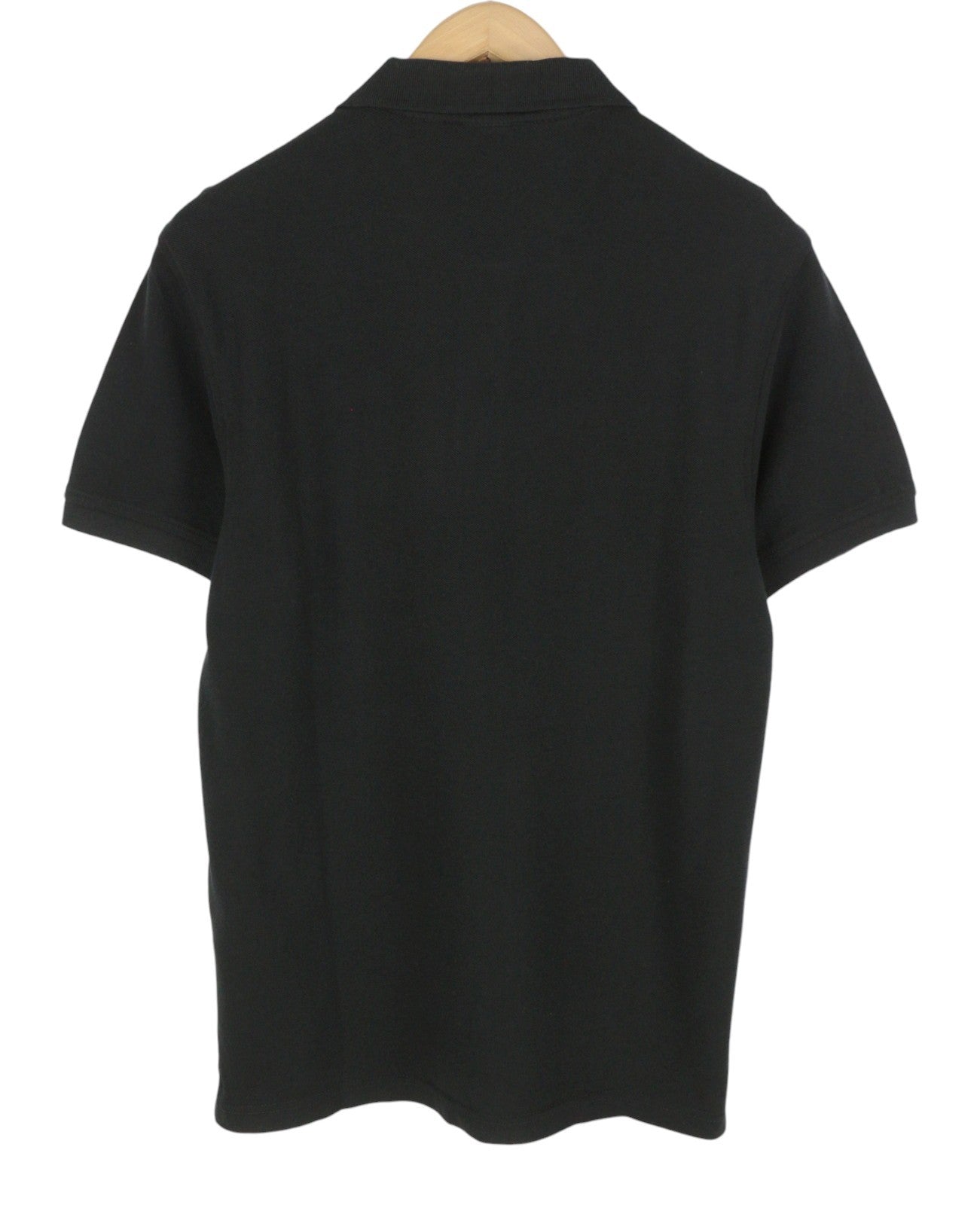 LEVI'S Standard Fit Men Polos S Black Cotton Tricot Short Sleeved