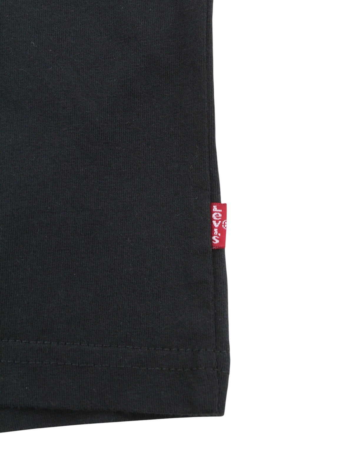 LEVI'S Relaxed Men T-Shirt XS Black Tricot Crew Neck Short Sleeve