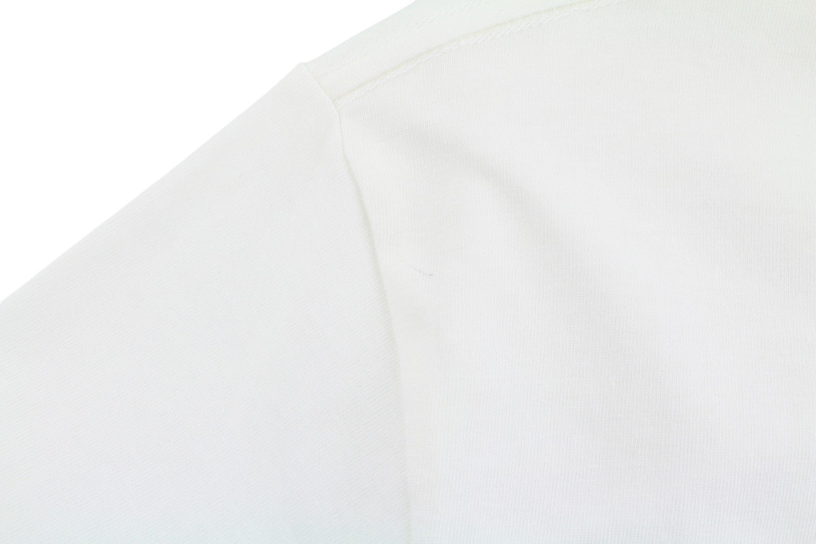 LEVI'S Standard Men T-Shirt M White Tricot Cotton Crew Neck Short Sleeve