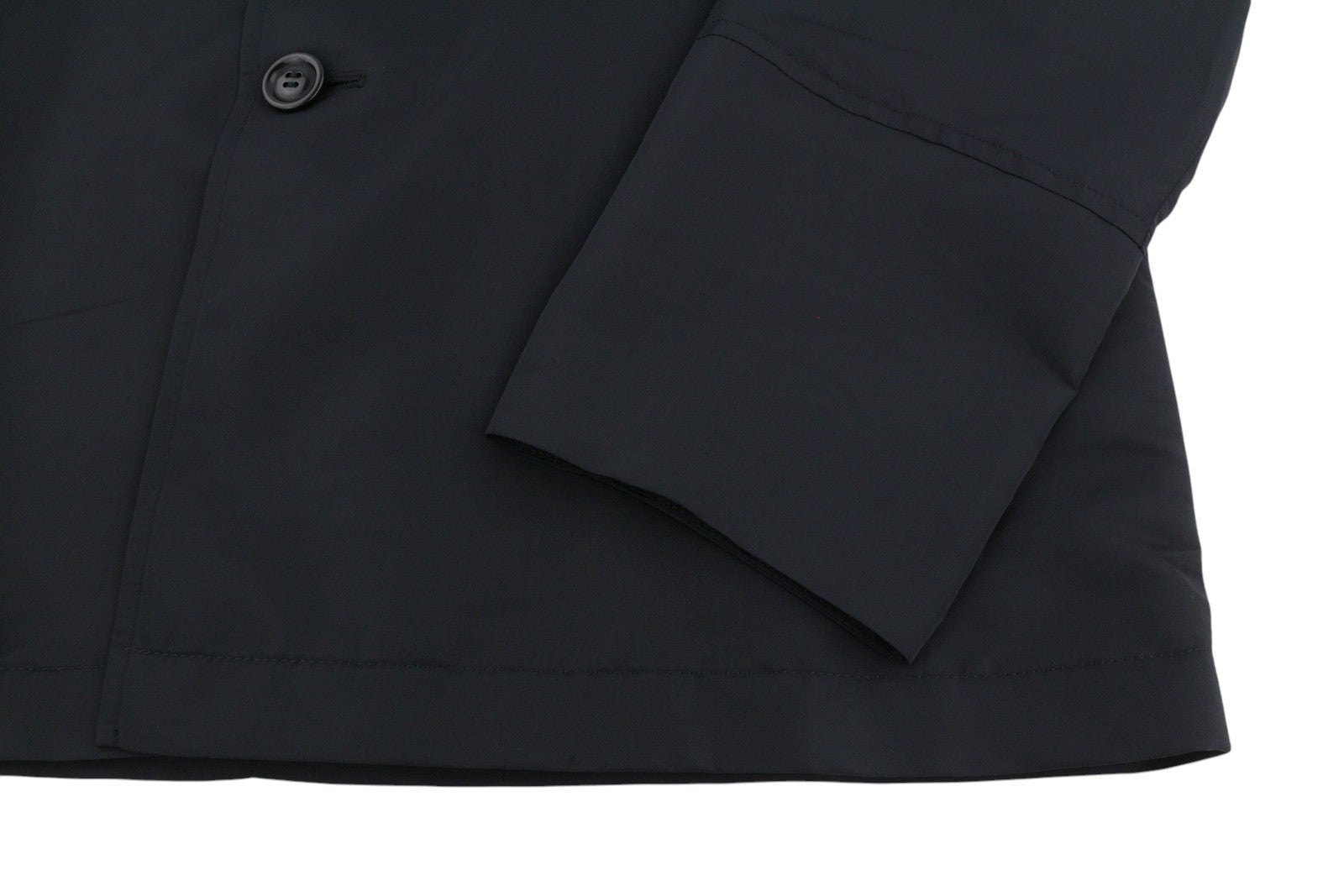 JOHN RICHMOND Women Jacket UK20 XL Black Silk Blend Spread Button Up Lightweight