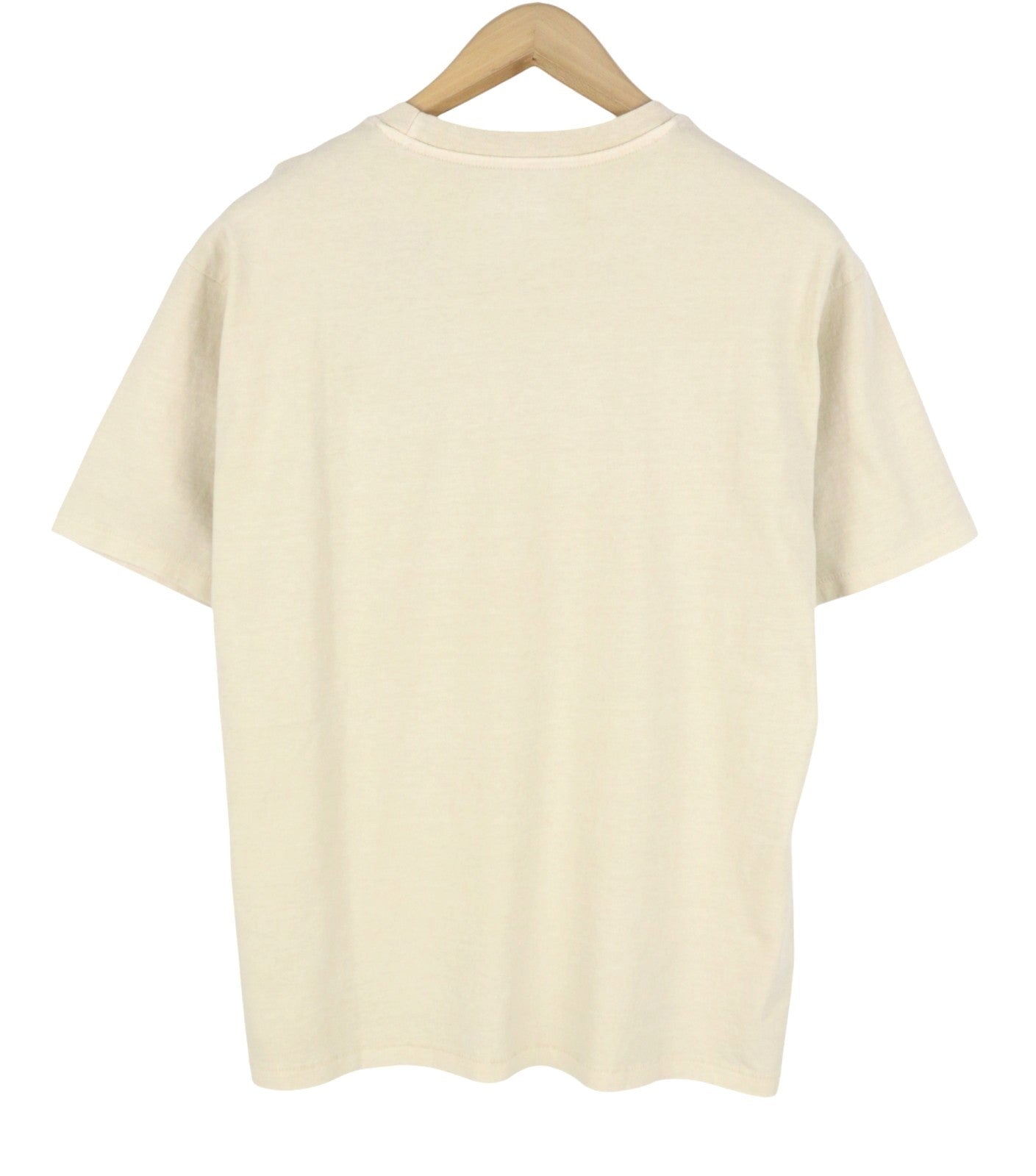 LEVI'S Vintage Fit Men T-Shirt M Beige Cotton Tricot Crew Neck Short Sleeve