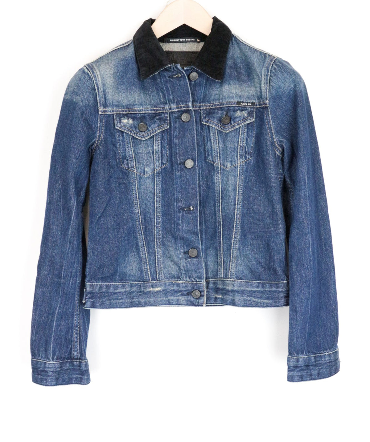 Blaue Jeansjacke