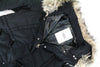 Schwarze Nylonjacke