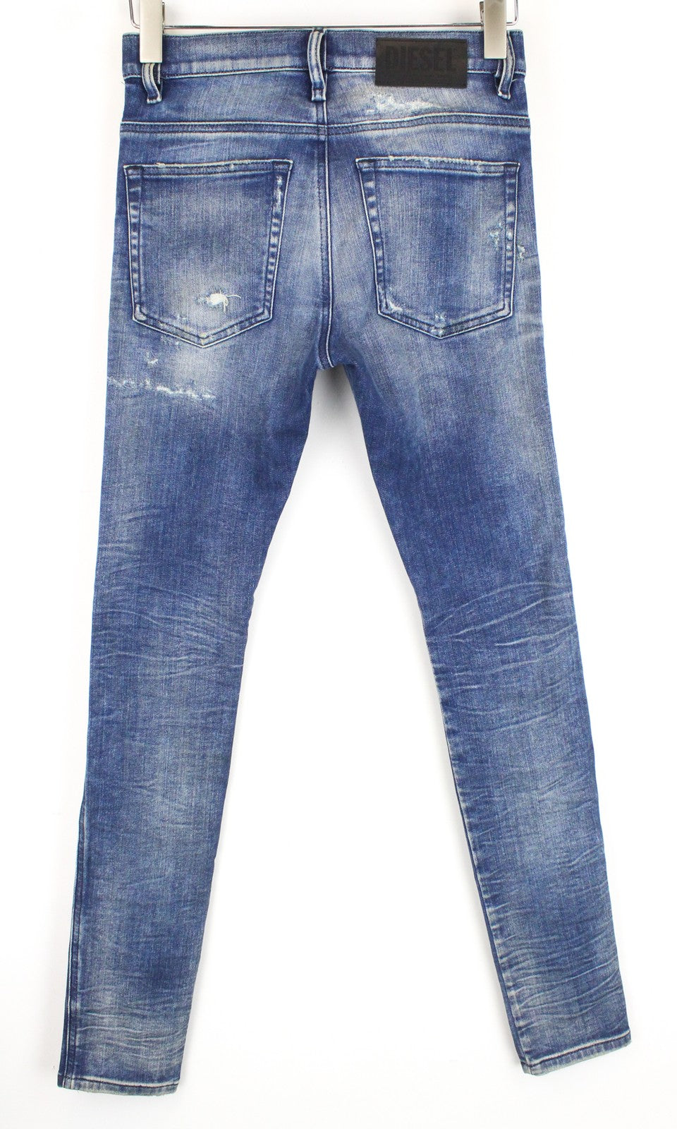 DIESEL D-Reeft-T 0870O Men Jeans W26 Stained Sweat Jogg Skinny Boys Distressed