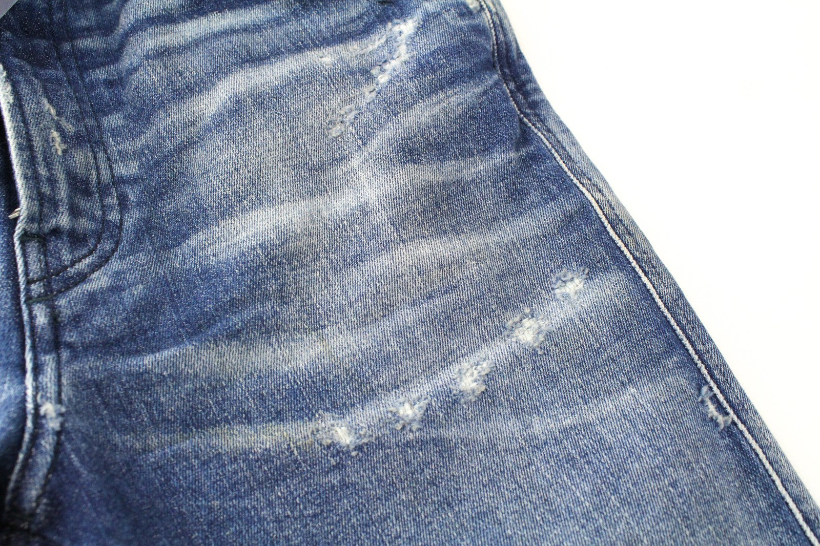 DIESEL D-Reeft-T 0870O Men Jeans W26 Stained Sweat Jogg Skinny Boys Distressed