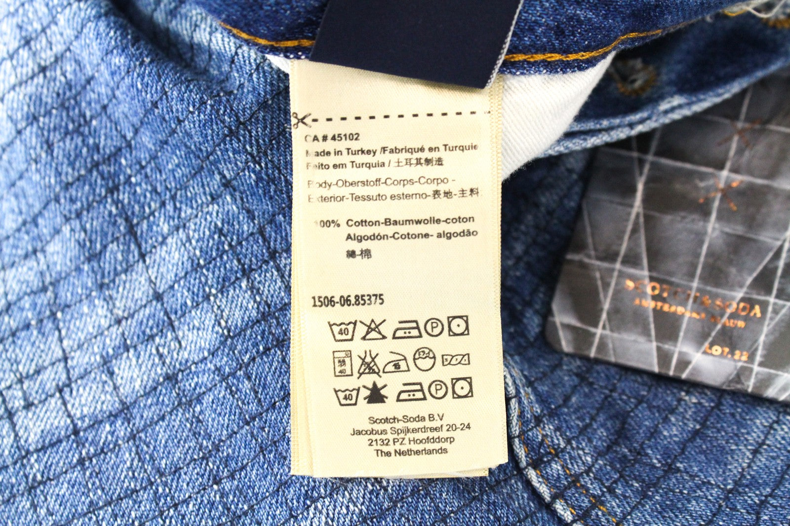 SCOTCH & SODA Stump XXX Lot.22 Men Jeans W29/L34 Loose Taper Patched Aged Look