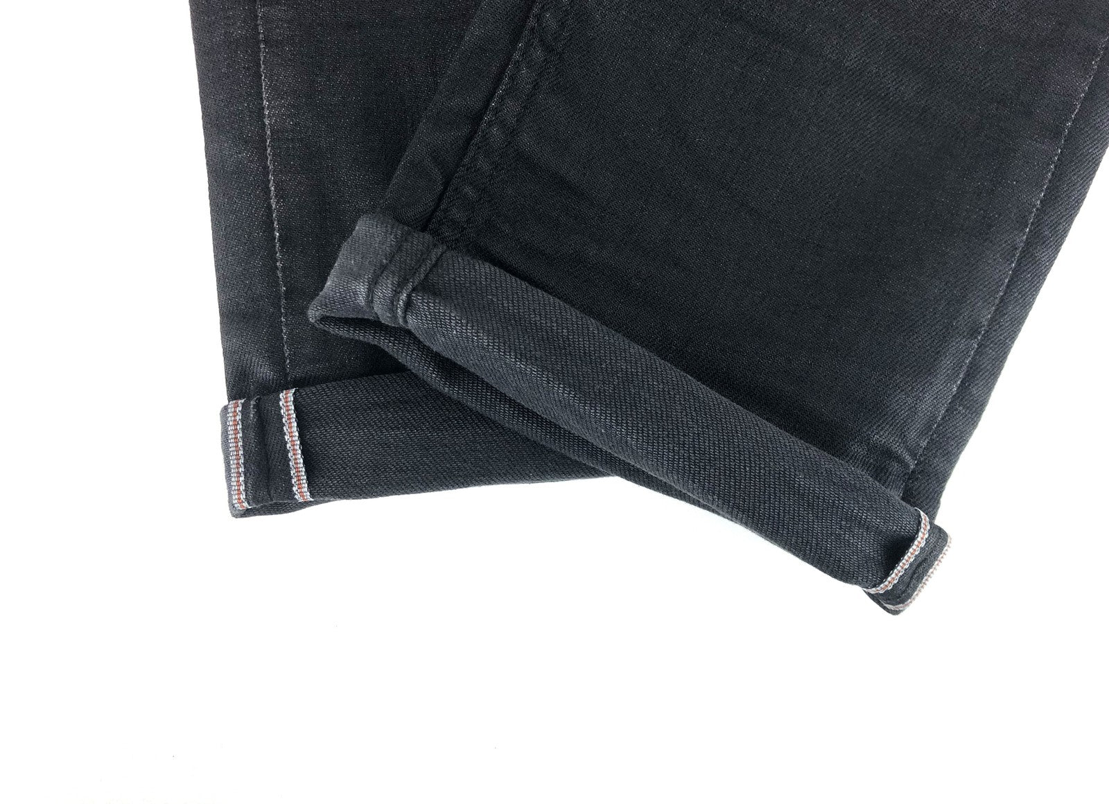 REPLAY Grover Men Jeans W30/L32 Selvedge Dark Grey Straight Fit Stretch Classic