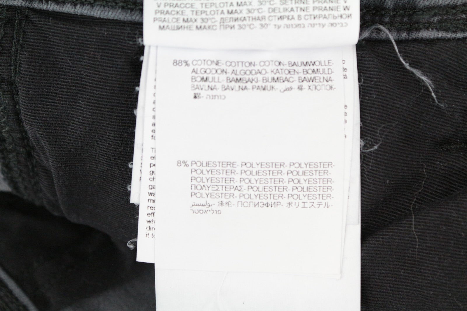 REPLAY Anbass Men Jeans W28/L32 Grey Slim Fitted Hyperflex Stretch Distressed