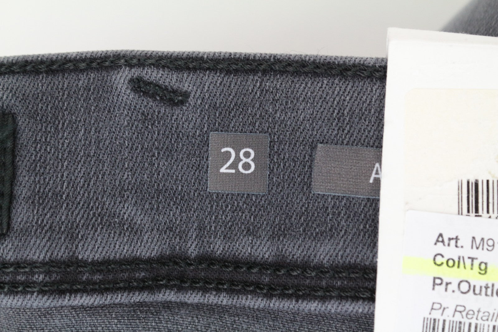 REPLAY Anbass Men Jeans W28/L32 Distressed Light Grey Slim Fit Stretch Zip-Fly