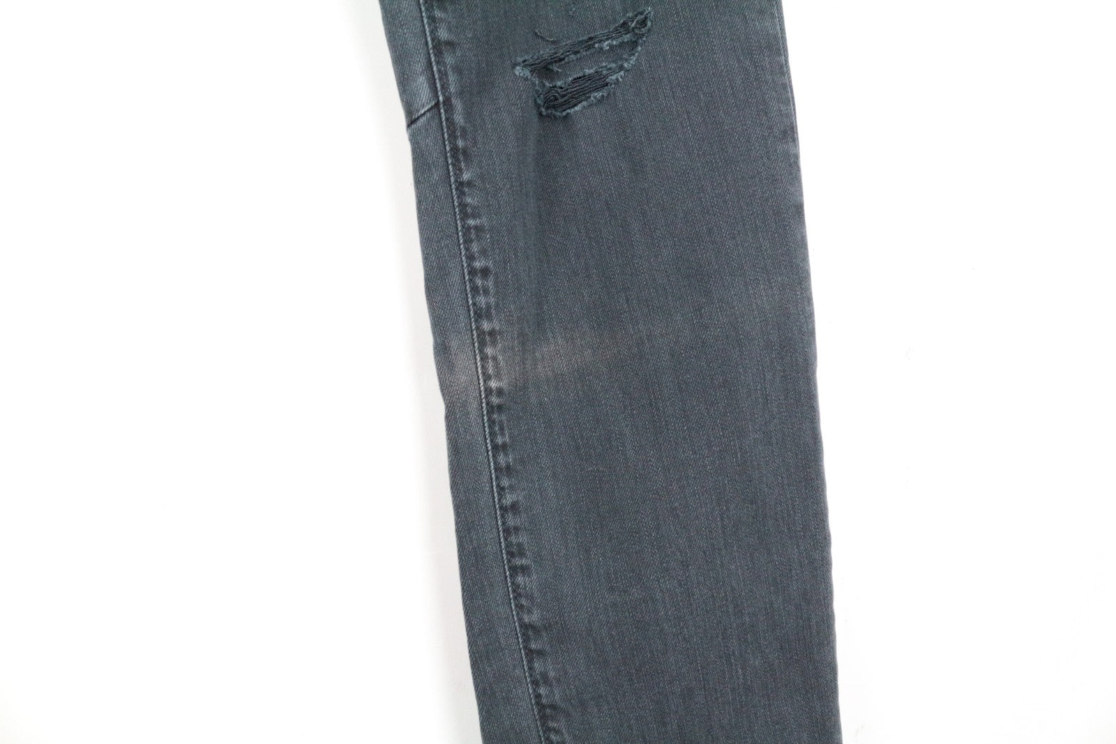 SCOTCH & SODA Pike Men Jeans W31/L34 Grey Skinny Fitted Stretch Zippered Ripped