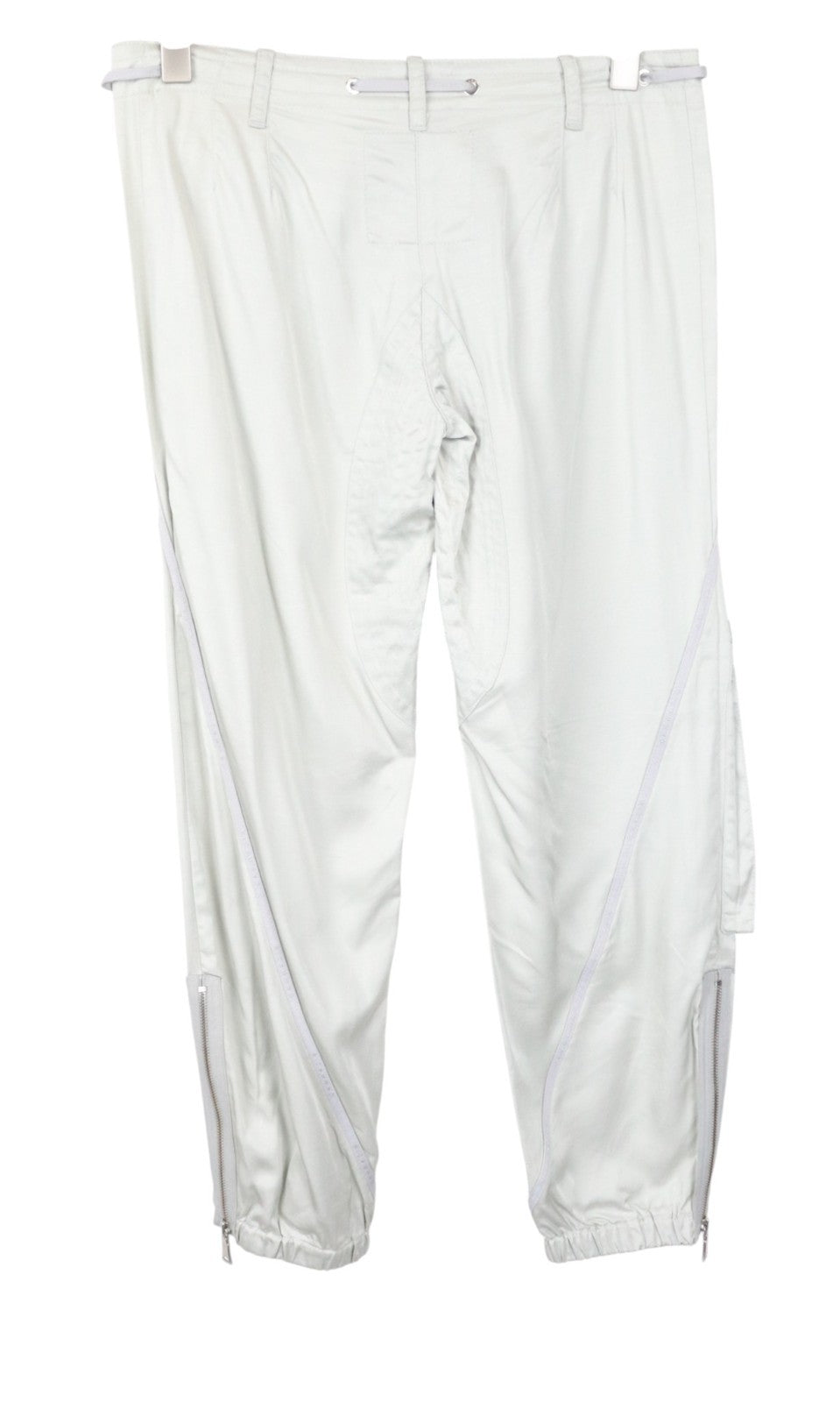 RICHMOND Men Trousers IT42 Grey Lightweight Cargo Designer Relaxed Drawstring