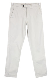 SUITSUPPLY Porto Novo Men Trousers UK26R Cotton Stretch Classic Chino Brown
