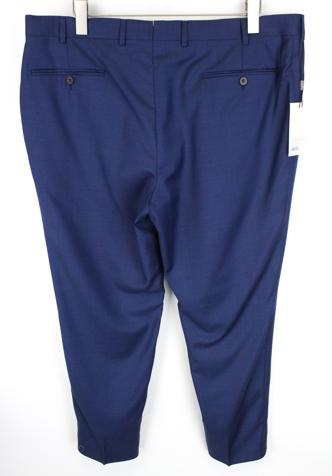 SUITSUPPLY Brescia Men Trousers UK42R Classic Lined Formal Pure Wool Blue