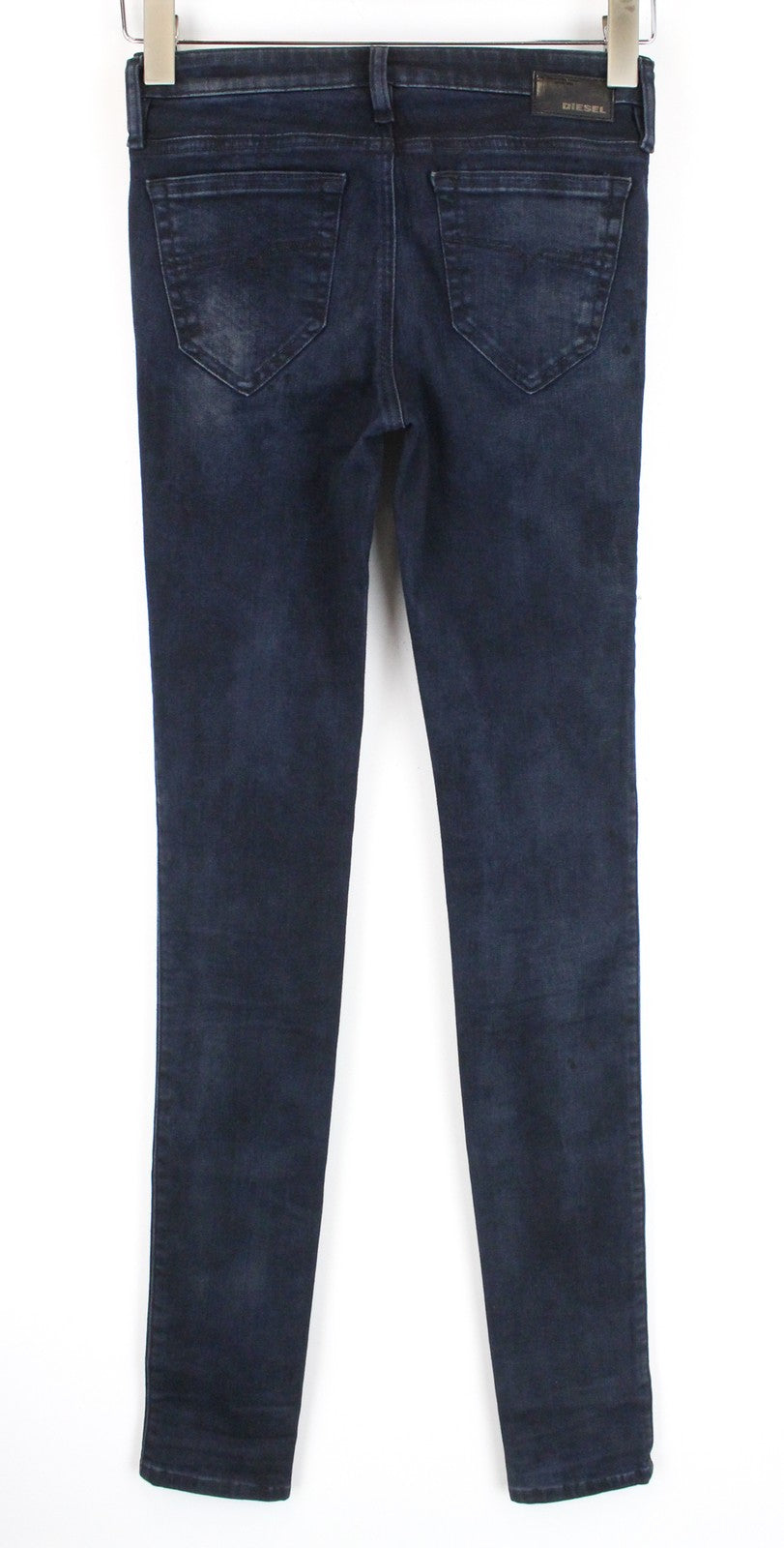 DIESEL Skinzee 0858F Women Jeans W25/L32 Polka Dot Details Super Slim Skinny