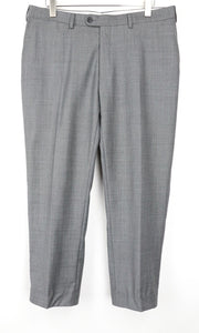 SUITSUPPLY Brescia Int Men Trousers UK44R Pure Wool Mid-Grey Melange Straight
