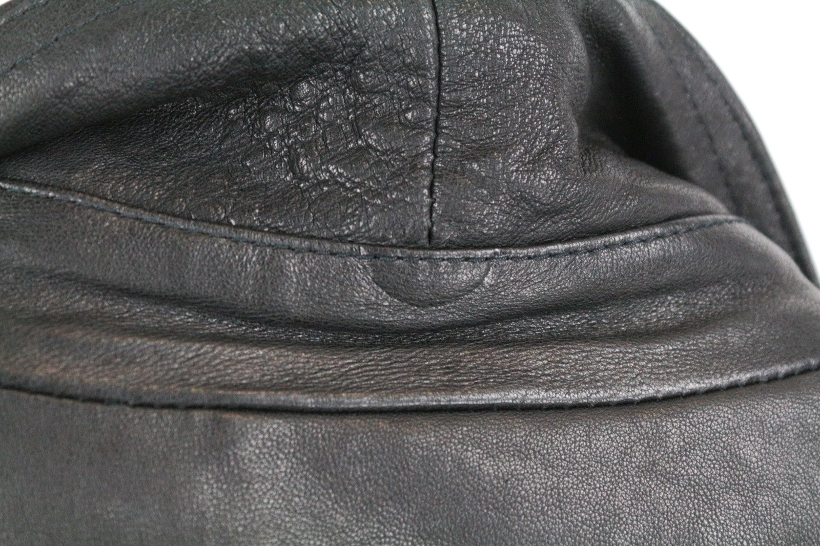 REPLAY Men Jacket XL Pure Lambskin Biker Black Lined Belted Collared RRP499