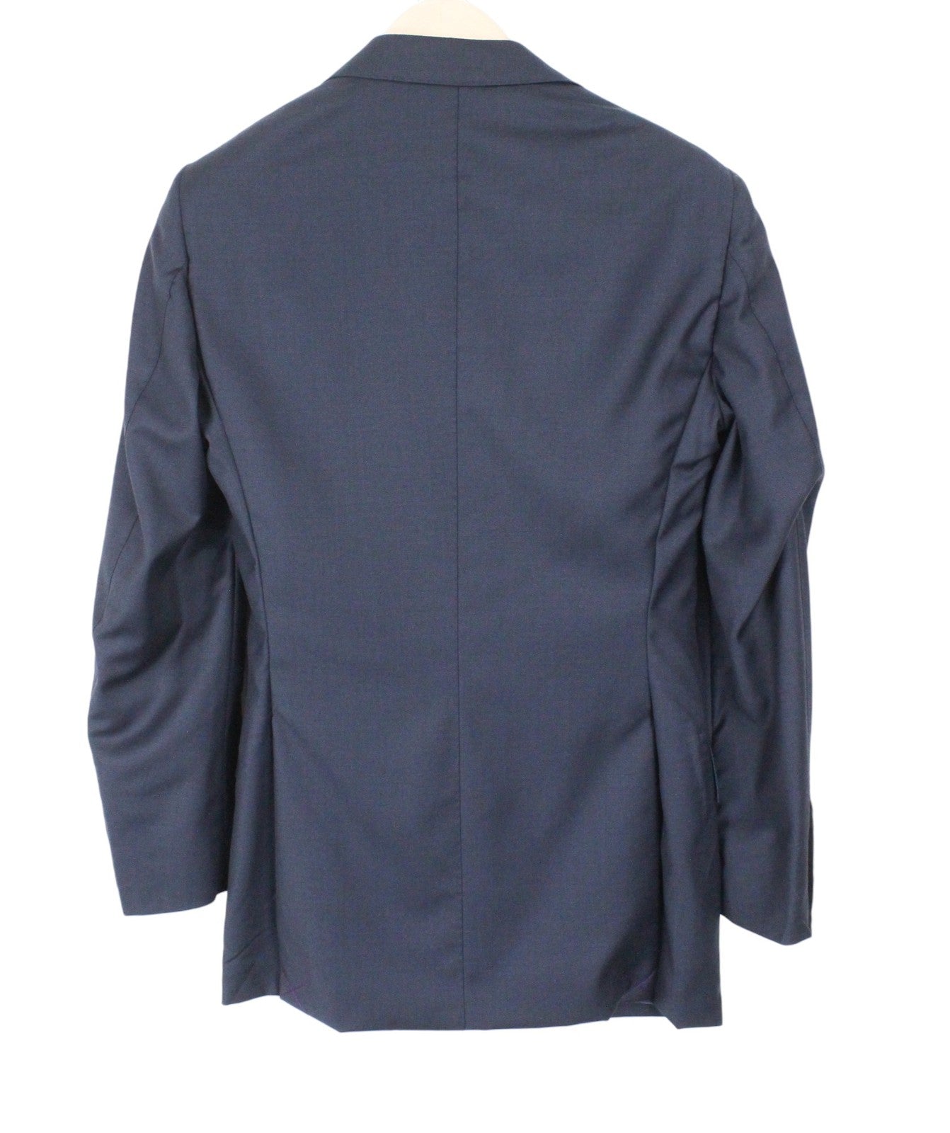 SUITSUPPLY Lazio SB Int. Men Suit UK32R Dark Blue Lined Slim Pure Wool 2 Piece