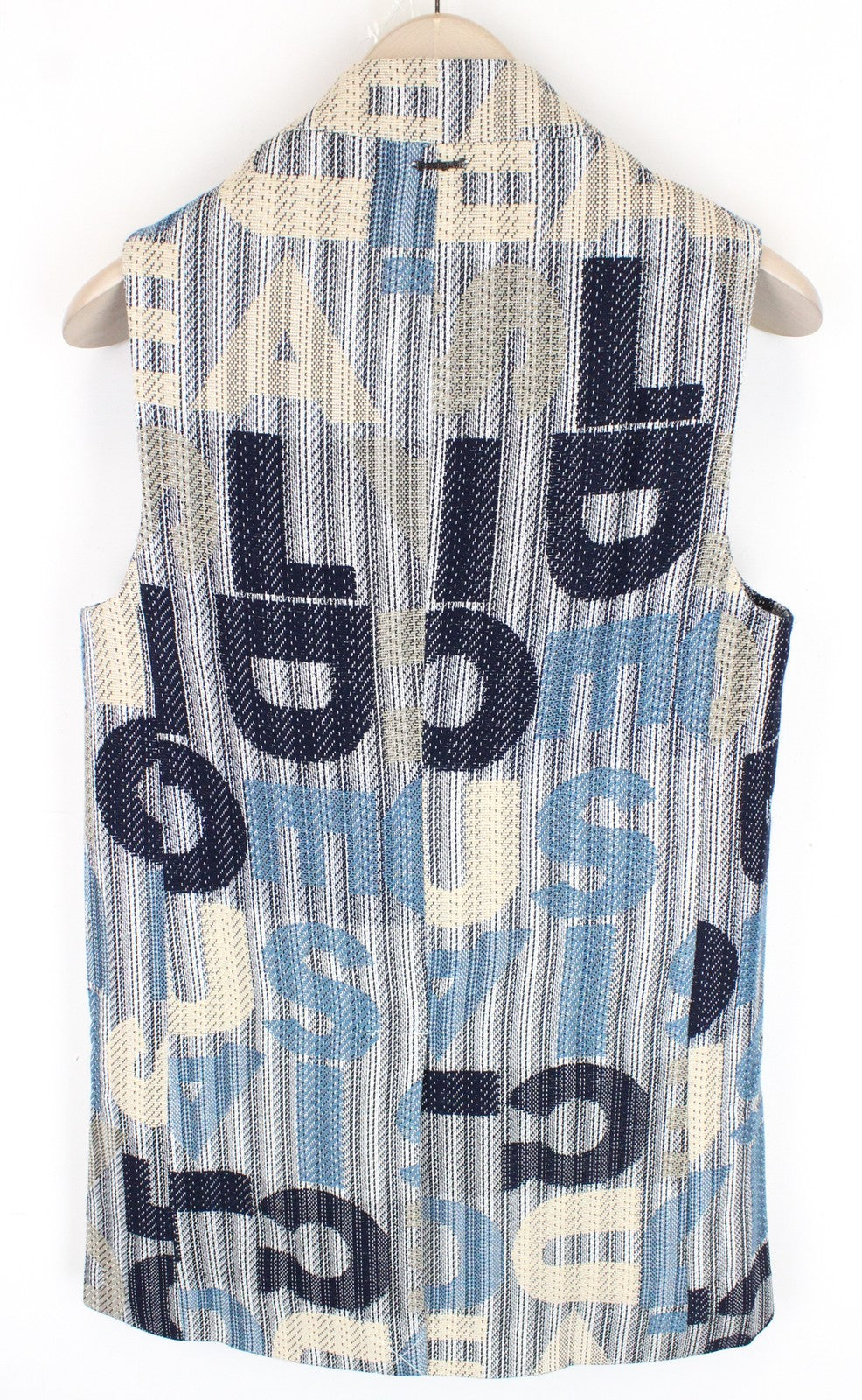 DESIGUAL Chaq Letters Women Waistcoat S Pocketed Pull On Abstract Logo Short