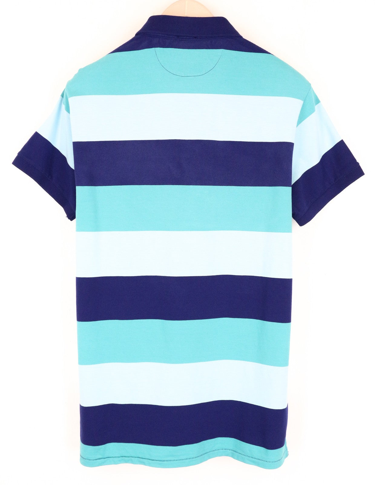 SCOTCH & SODA Bahamas Men T-Shirt L Striped Colour Block Polo Styled Cotton
