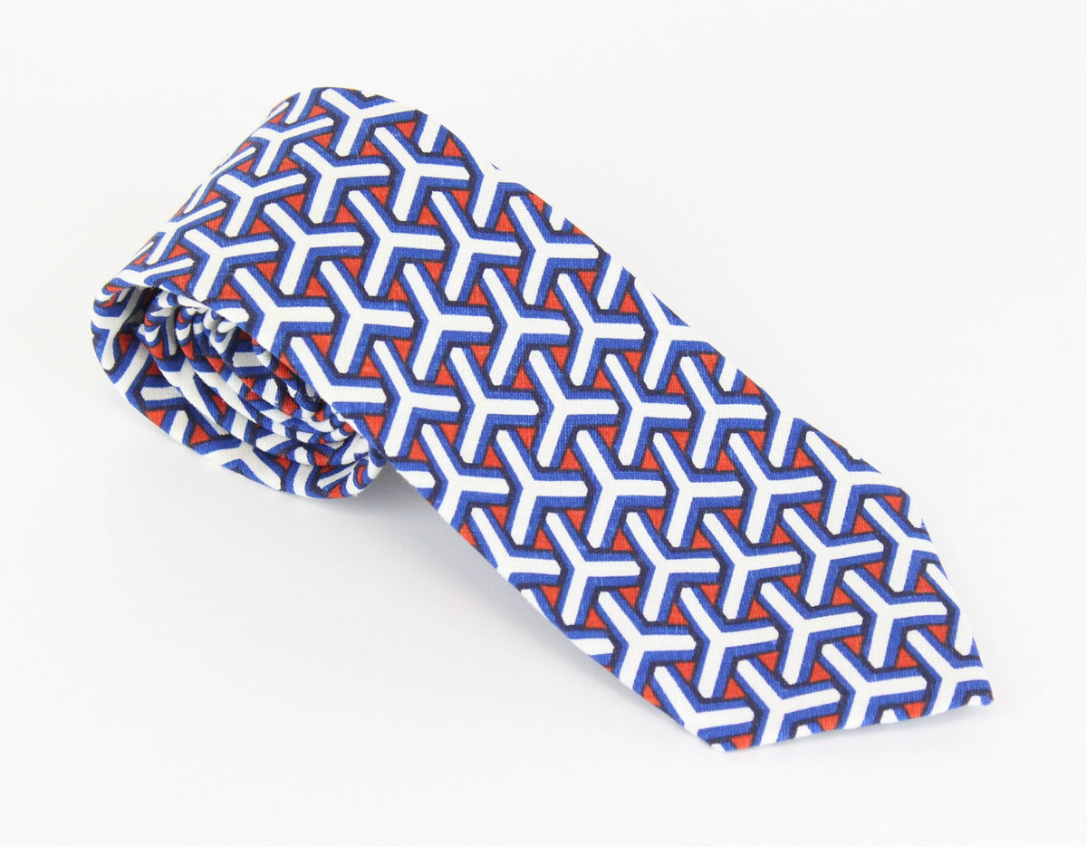 Mehrfarbige Twill-Krawatte