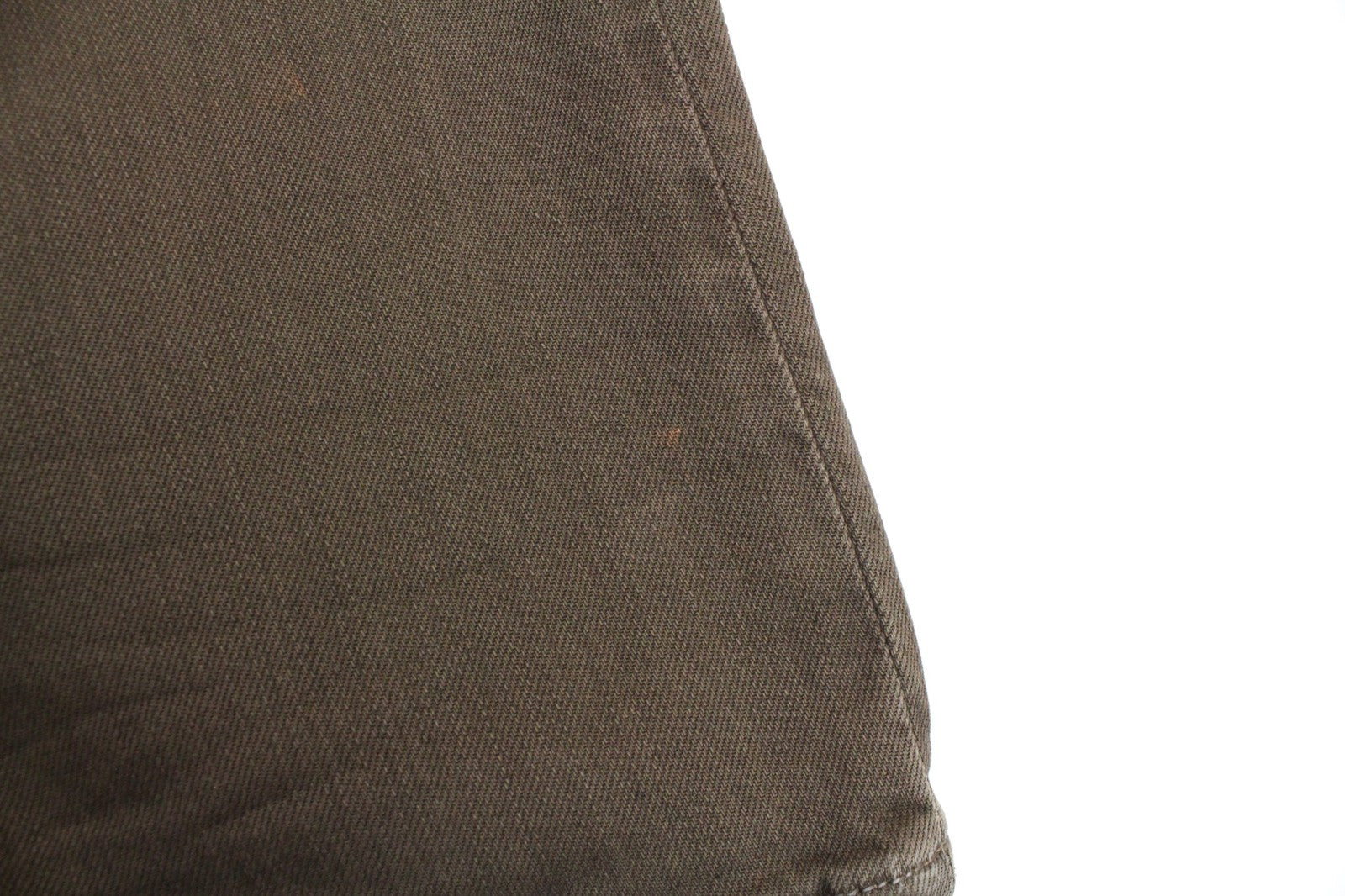 REPLAY Grover Men Jeans W30/L34 Straight Fit Washed Cotton Stretch Brown Denim