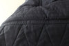 Blaue Polyesterjacke