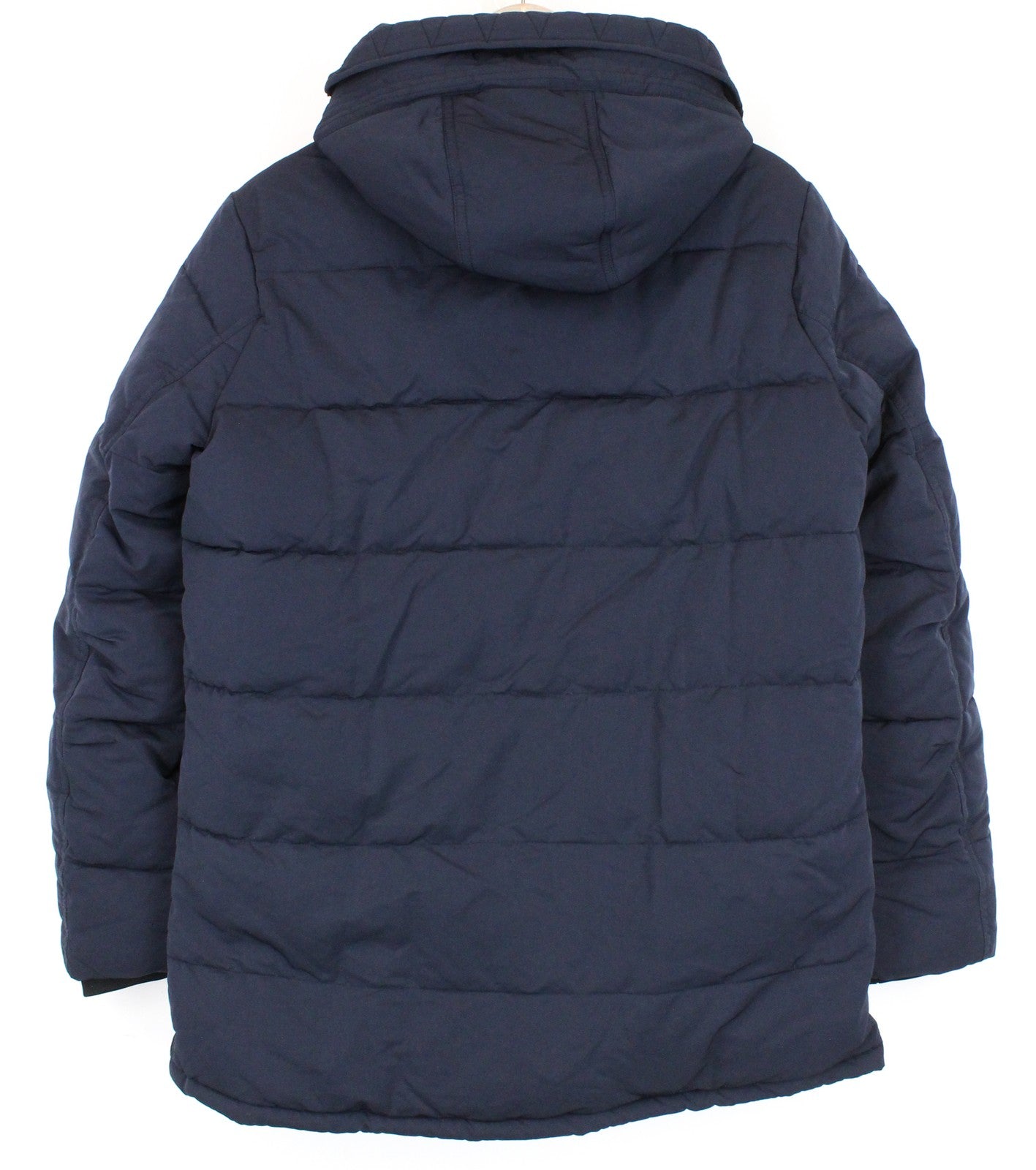 MAISON SCOTCH Women Jacket S Blue Lined Padded Hooded Single-Breasted Casual