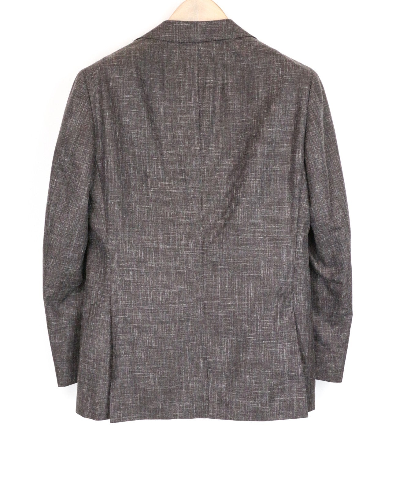SUITSUPPLY Havana Patch Men Suit UK36S Wool Silk Linen Brown Slim 2 Piece