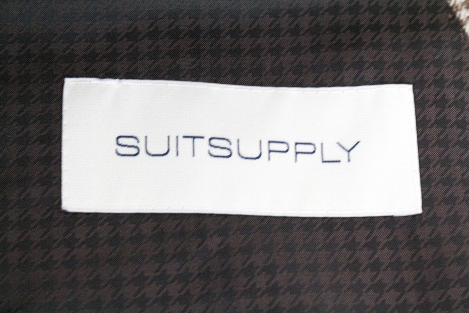 SUITSUPPLY La Spalla Men Blazer UK52L Linen Patterned Brown Single-Breasted