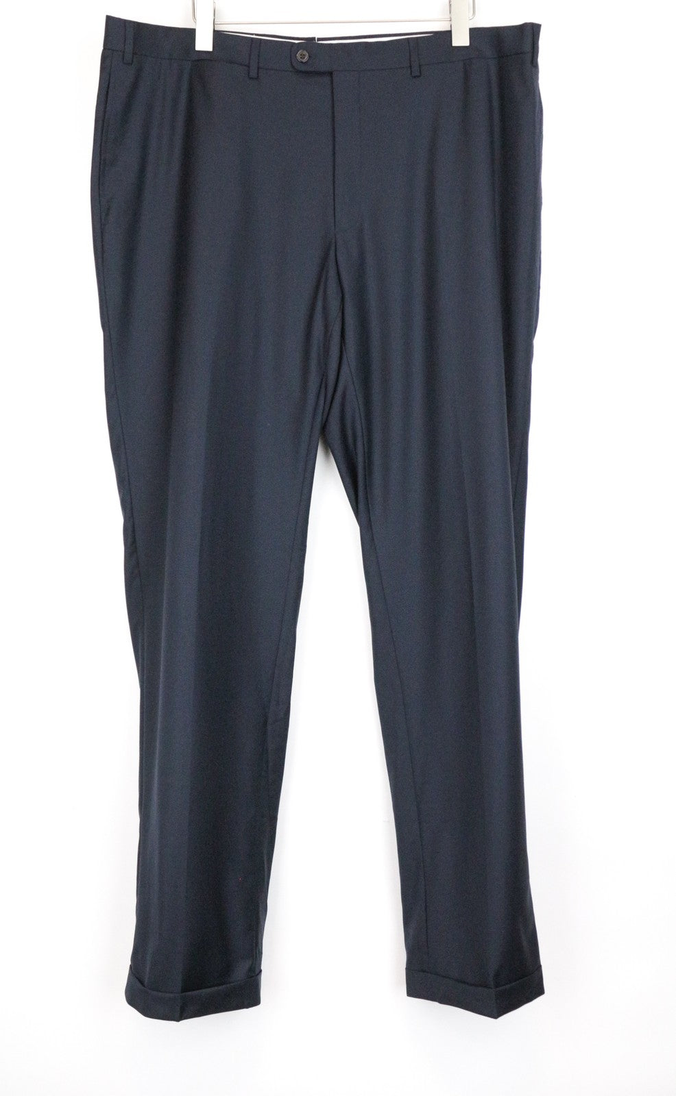 SUITSUPPLY Men Trousers ~W43/L37 Navy Pure Wool Formal Pleated Front Classic
