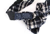 Blue Wool Bowtie