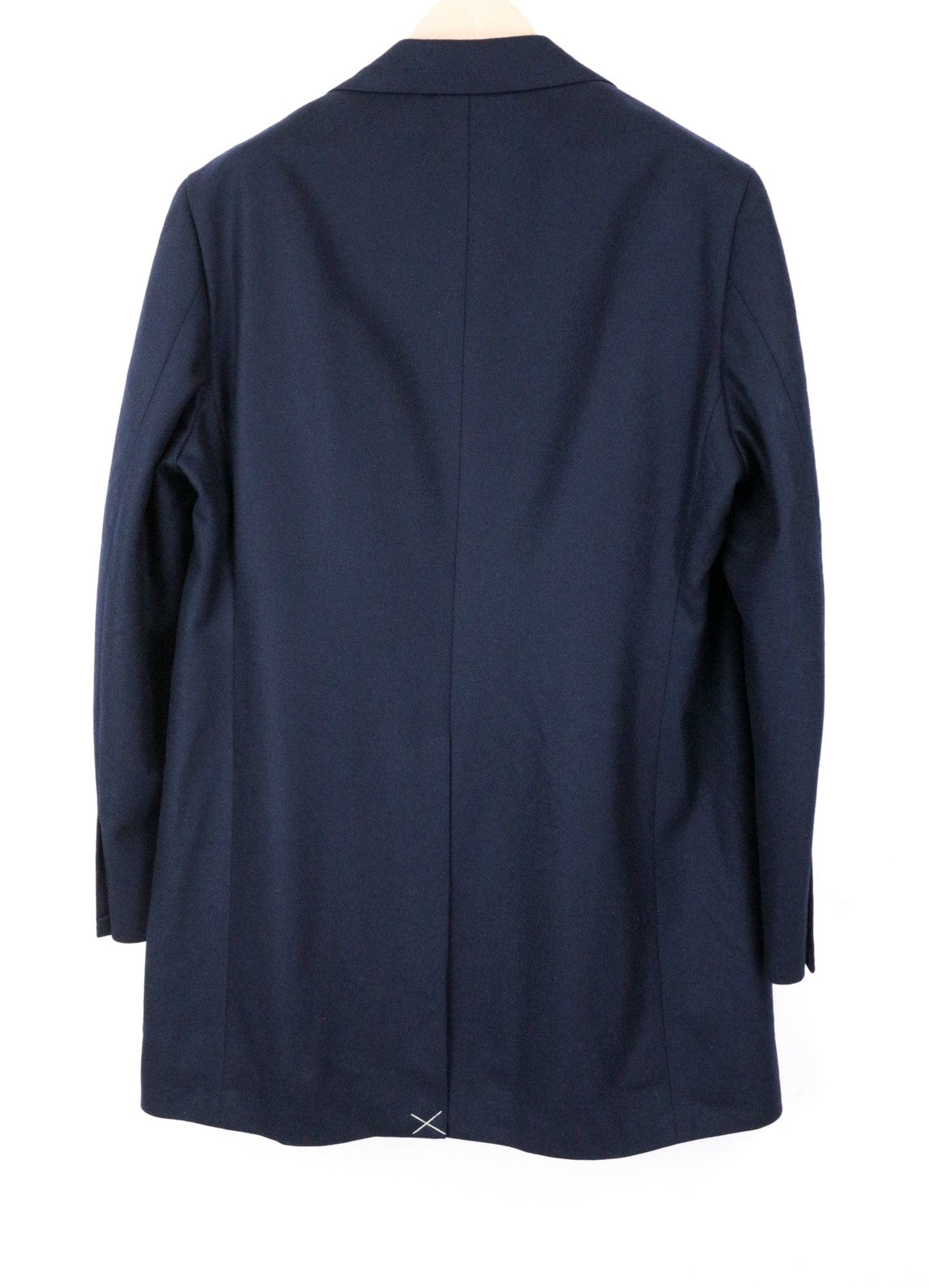 SUITSUPPLY Vicenza Men Coat UK46S Navy Blue Single-Breasted Lined Pure Wool