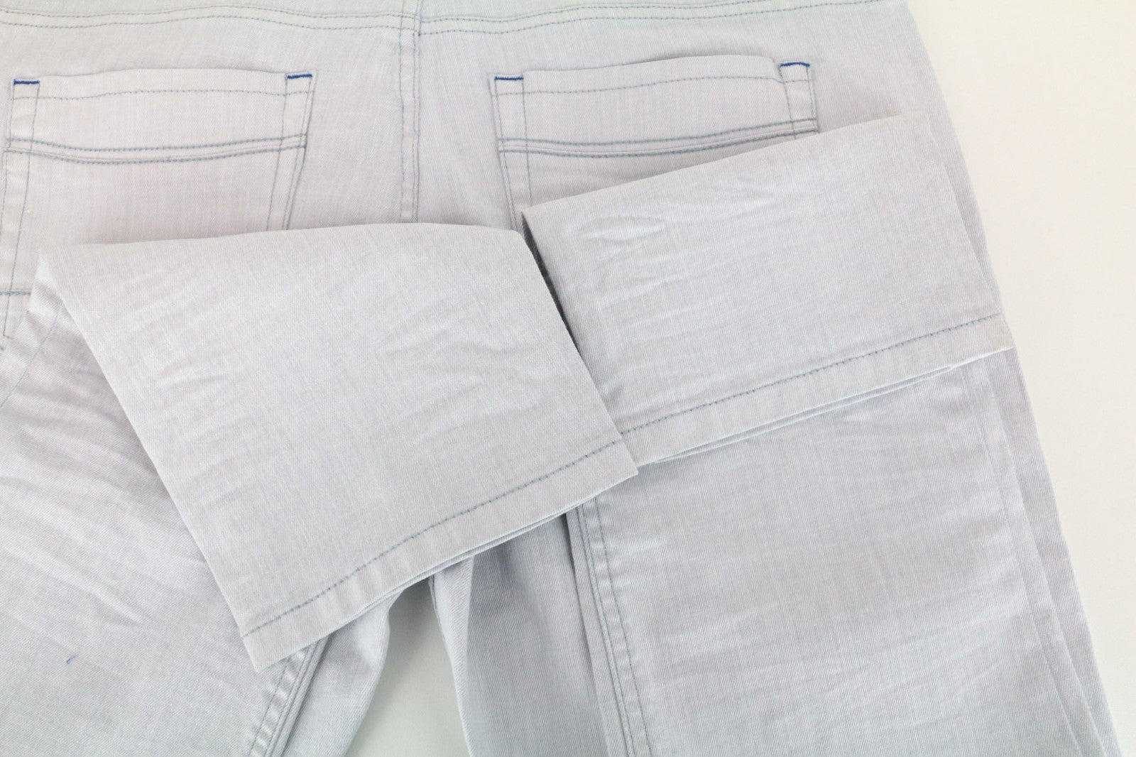 DESIGUAL Lucas Men Jeans UK20 Slim Blue Cotton Stretch