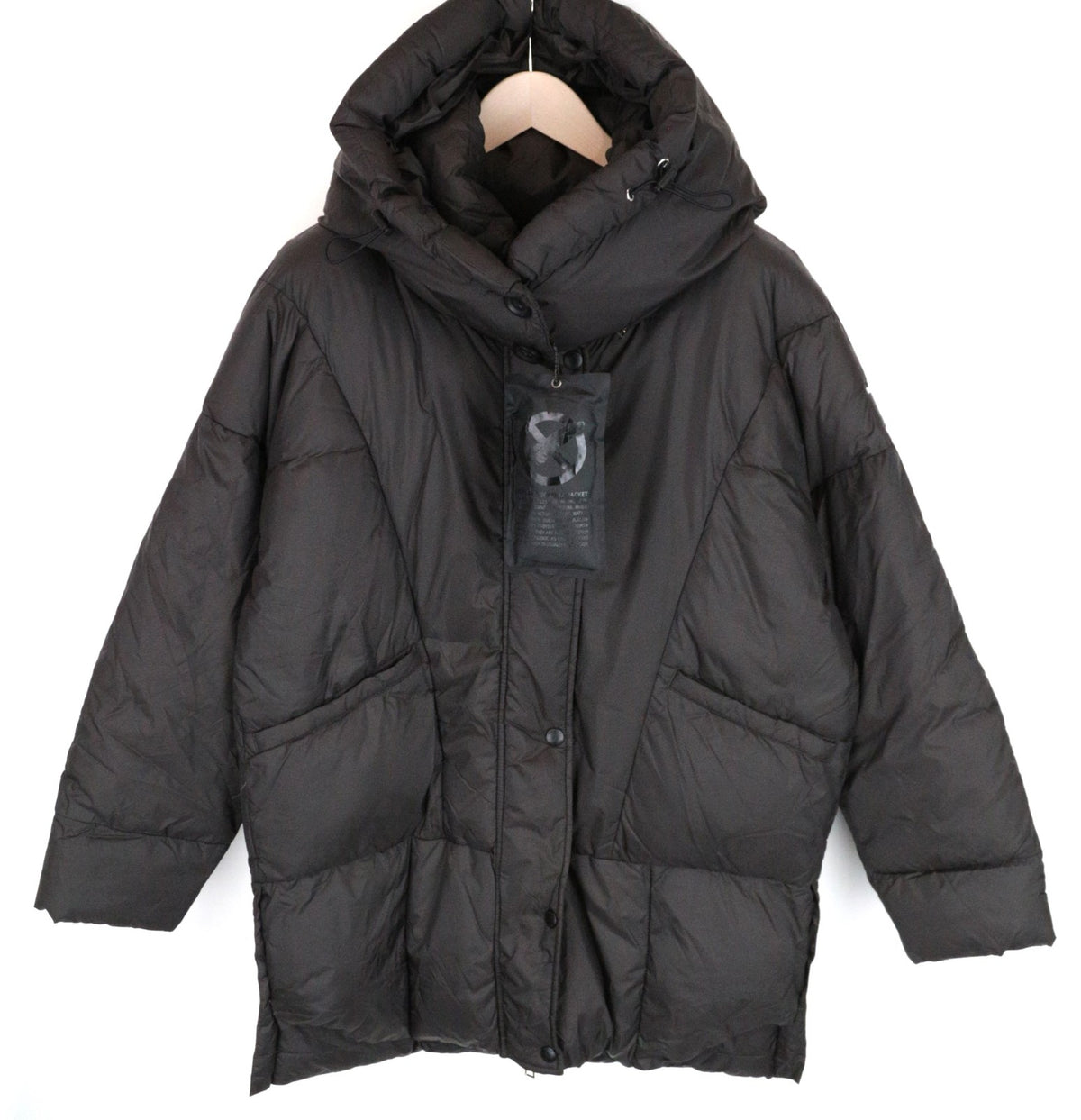 Braune Polyamidjacke