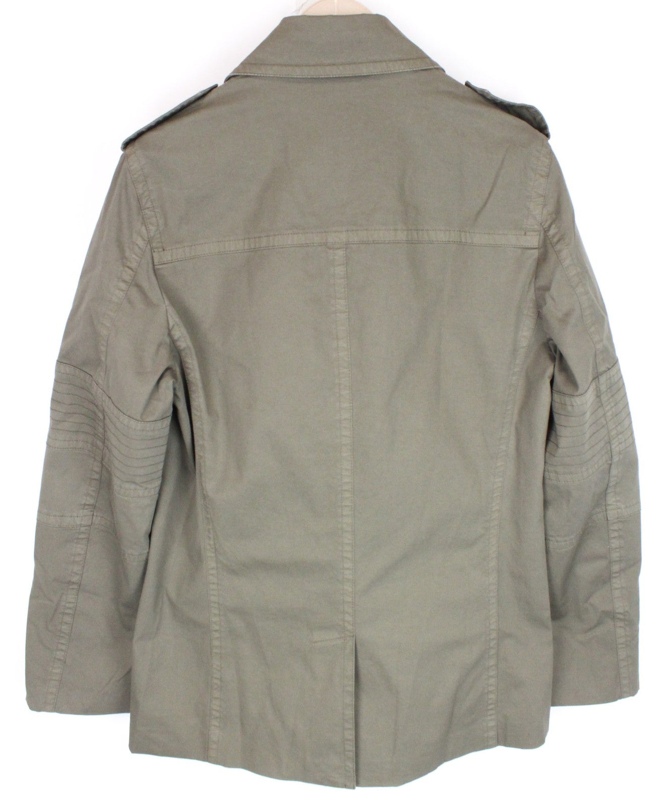 RICHMOND Men Jacket 48 M Green Cotton Stretch Single-Breasted Lined Casual