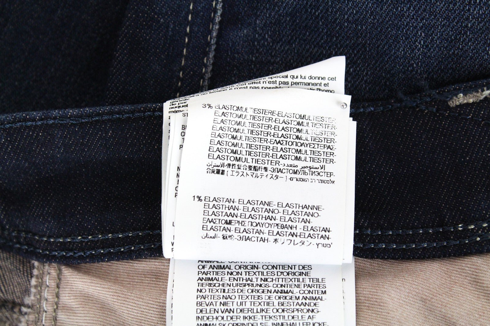 REPLAY Anbass Men Jeans W30/L34 Dark Blue Slim Fit Zip-Fly Ice Blast Stretch