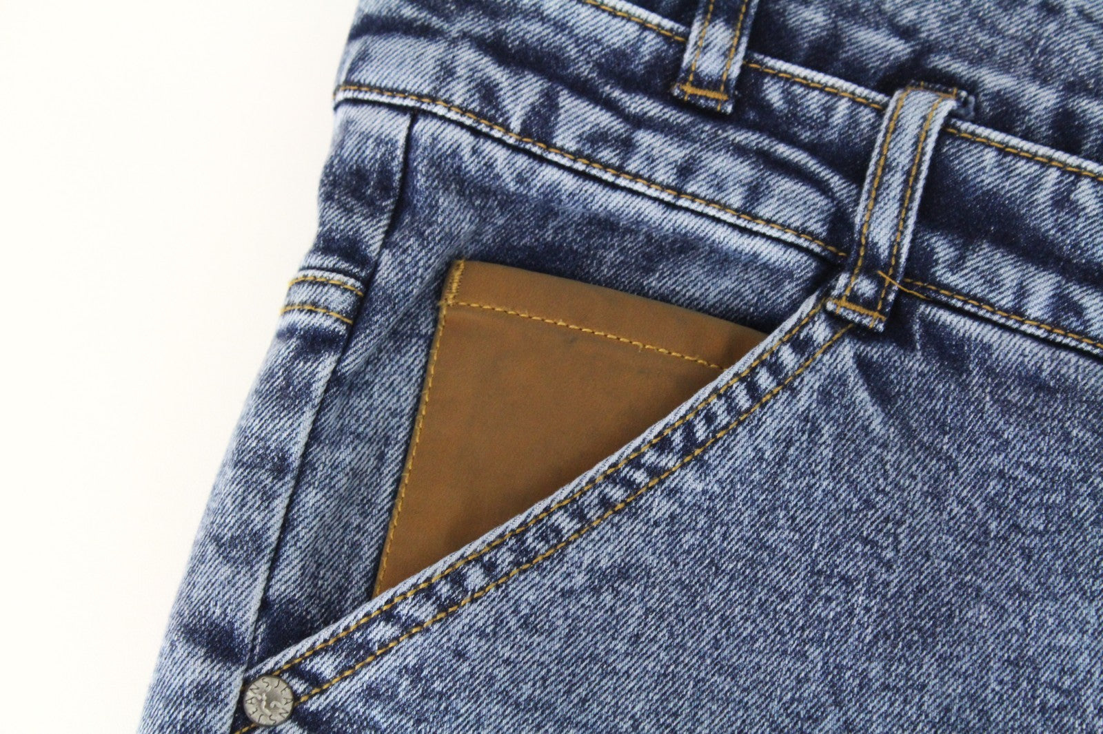 DESIGUAL Coll_Rep Men Jeans W30 Washed Mid-Blue Slim Zipped Classic Stretch