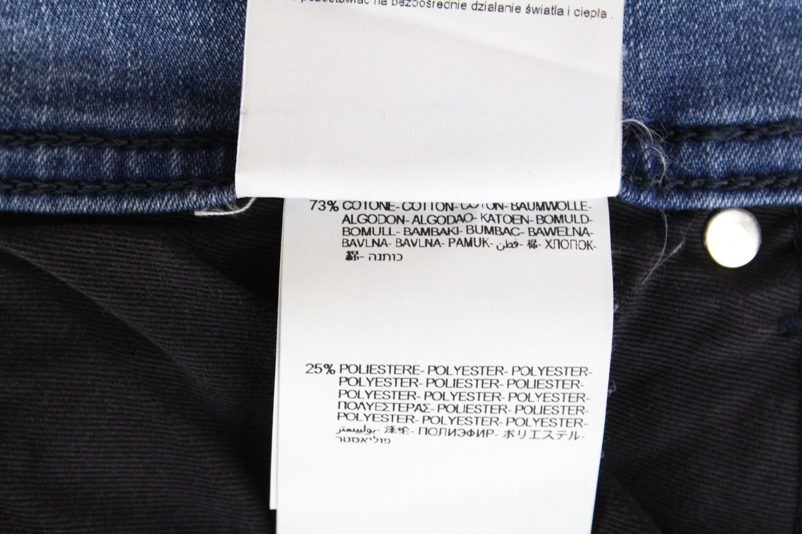 REPLAY Grover Men Jeans W29/L34 Super Stretch Button-Fly Blue Straight Classic