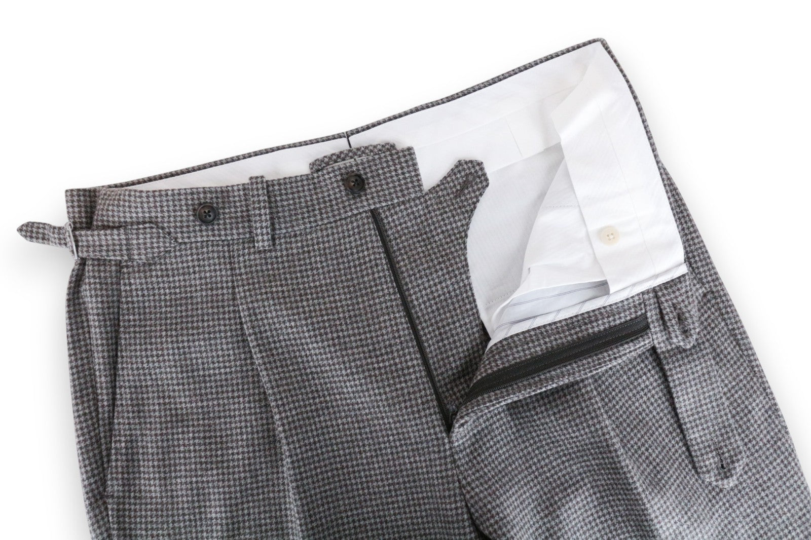 SUITSUPPLY Havana Patch Men Suit UK38R Grey Slim Wool Cashmere Pattern 3 Piece