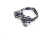 Blue Wool Bow