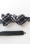 Blue Wool Bow