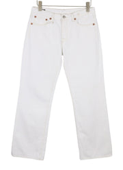 R13 Effie Women Jeans 28 Aerin White Zip Fly Straight Fit SS26