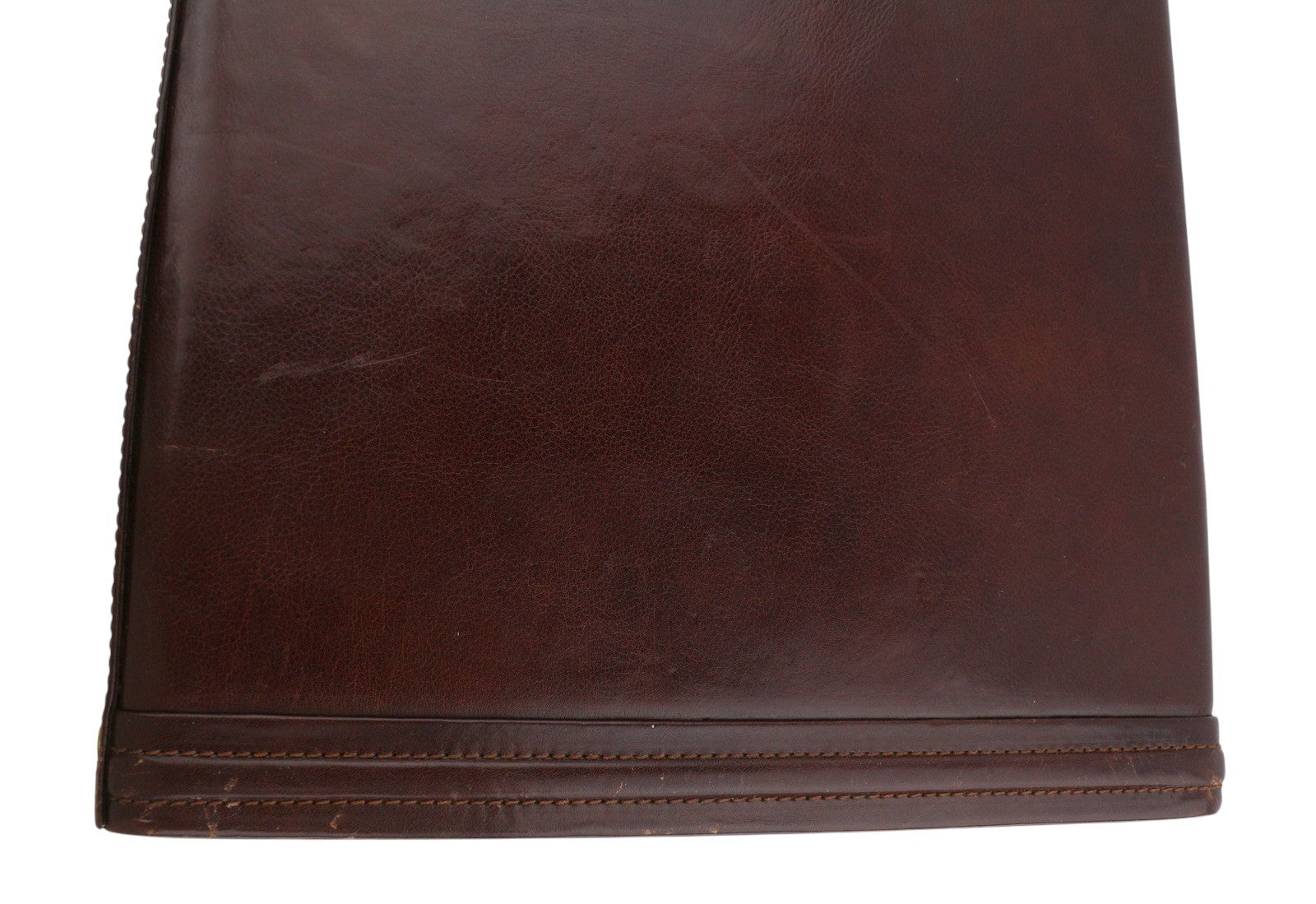 TIME RESISTANCE Men Bag OS Brown Leather Attache Case Briefcase Unisex RRP450