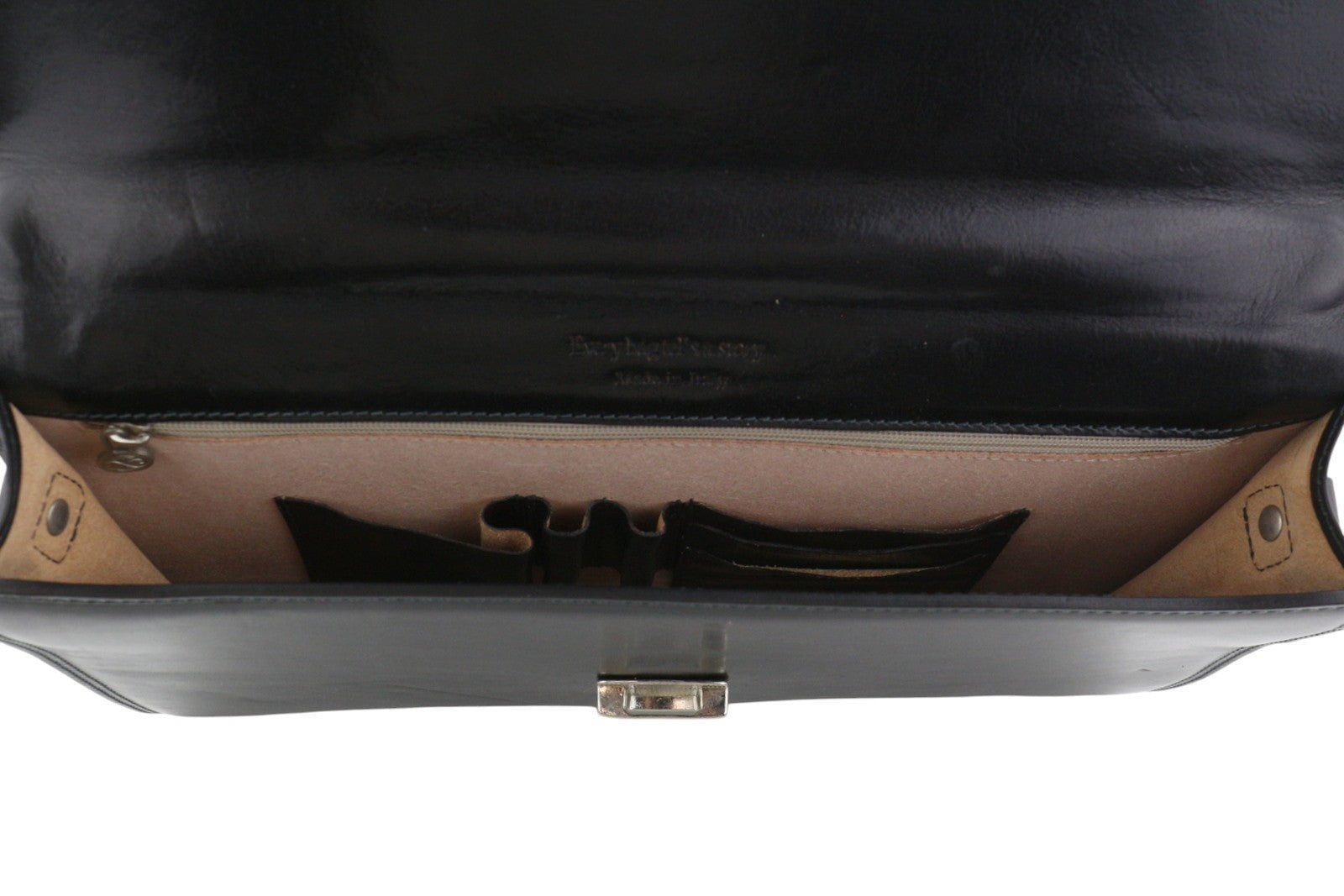 TIME RESISTANCE The Sound of the Mountain Men Bag Black Leather Briefcase RRP270