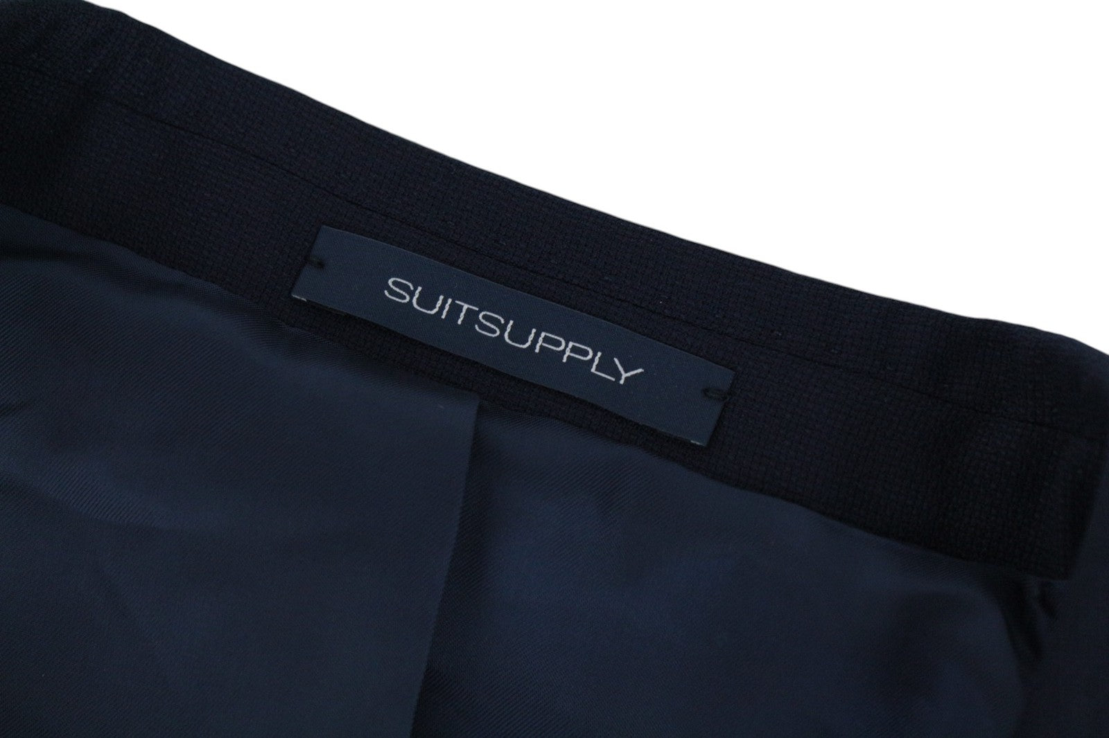 SUITSUPPLY La Spalla Men Suit UK36R Slim 2-Piece Blue Formal Pure Wool Classic