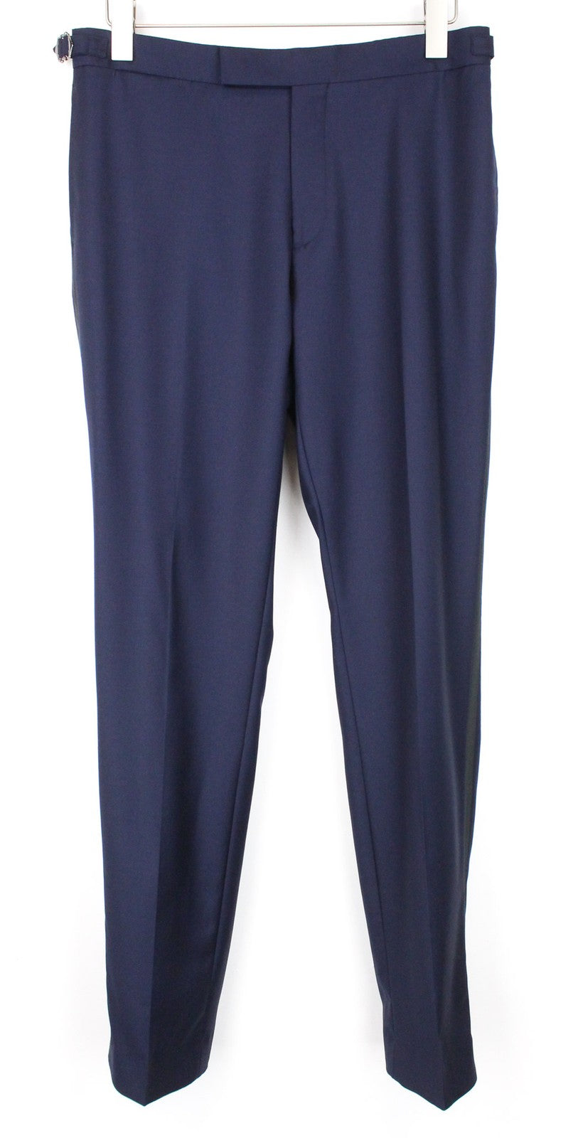 SUITSUPPLY Lazio Men Suit UK42R Tux Formal Slim 3-Piece Blue Pure Wool S130