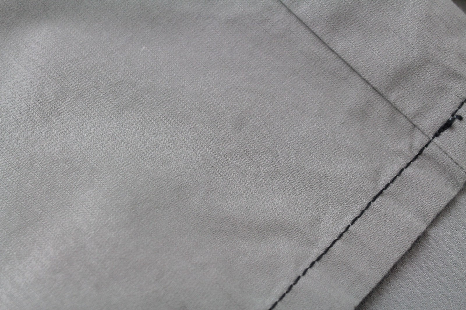 RICHMOND Men Trousers IT48 Grey Button-Fly Designer Non-Stretch Pure Cotton